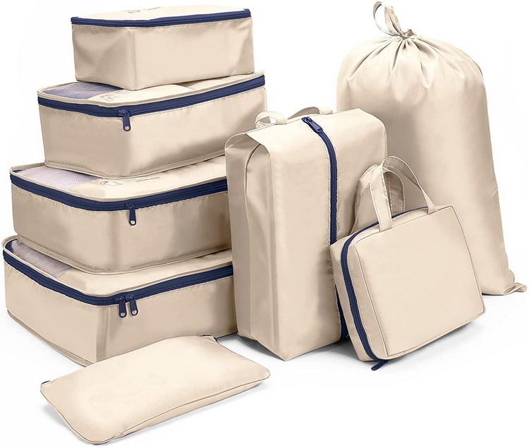 Travel Luggage Packing Cubes Set 8