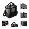 Gray Outdoor Hiking School Beer Thermal Storage Organizer Lunch Cooler Bags Insulated Bag To Keep Food Cold