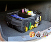 Thick Mesh Car Trunk Organizer Collapsible Storage Bag New Car Trunk Organiser Box with Multi Pockets for SUV, Van , Truck