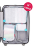 3 Pcs Set High Quality Compression Large Space Suitcase Storage Outdoor Mesh Packing Cubes Travel Luggage Organizer
