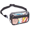 Waterproof Custom Clear Transparent Fanny Pack Waist Bag for Festival PVC Belt Pouch Zipper Hip Bag