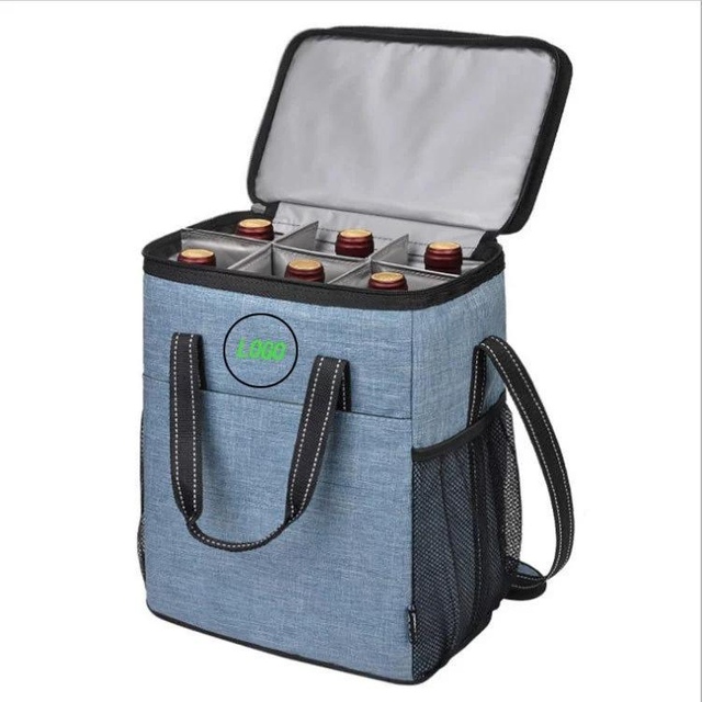 Travel Wine Cooler Bag Portable Wine Carrying Bag Cooler Insulated Bottle Cooler Bags for Champagne