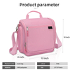 Hot Sale Hanging Pink Cosmetic Bag Private Label Toiletry Bag Wash Travel Toiletry Bag with Hanging Hook