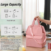 Fashion Women Girls School Pink Insulated Cooler Lunch Bags Factory Wholesale Cheap Travel Picnic Reusable Lunch Cooler Bag