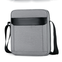 Custom Logo Design Men's Messenger Bag Travel Outdoor Side Plain Leisure Fashion Man Shoulder Bag