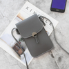 Genuine Full Grain Leather Small Cell Phone Crossbody Mobile Phone Bags Cases Waterproof Pouch Wallet Purse Bags For Women
