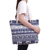 Oem Quality Beach Bag Large Canvas Tote Bag Boho Printing Oversized Women Shoulder Beach Bag With Rope Handles