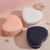 High Quality Custom Logo Velvet Jewelry Box Storage Organizer Women Girls Travel Heart Shaped Jewelry Box