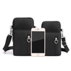 Waterproof Girls printed small mobile phone bag case pouch cross body purse shoulder bag with adjustable strap