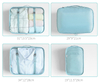 6 Set Packing Cubes Various Sizes Travel Luggage Packing Organizers for Women Long Time Travel Trip
