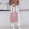 Women Corduroy Shopping Bag Female Canvas Cloth Shoulder Bag Environmental Storage Handbag Reusable Foldable Eco Grocery Totes