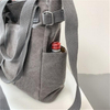 High quality cotton crossbody canvas tote bag vintage women canvas shoulder bag large capacity handbag