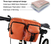 Waterproof Lightweight Front Handlebar Bag Panier Baskets with Shoulder Strap for Cycling Accessories