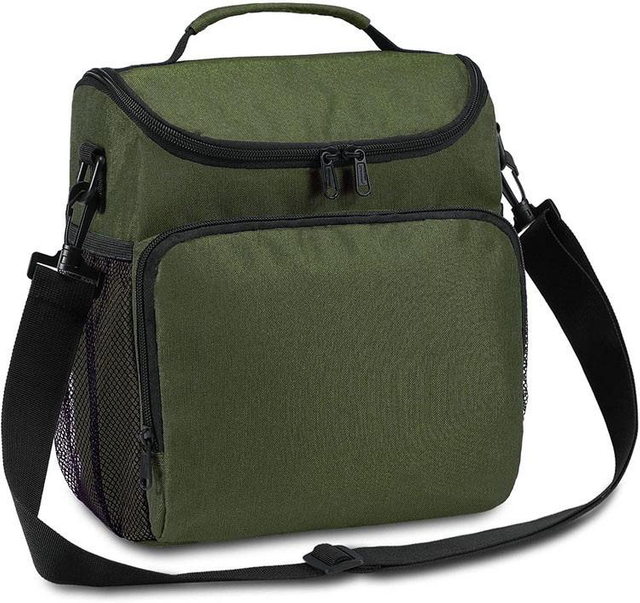 Green Multi Purpose Lunch Bag High Quality Waterproof Insulated Lunch Cooler Bag Custom Logo