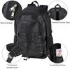 Custom See Through School College Mesh Backpack Heavy Duty Black Mesh Backpack with Bungee And Padded Straps