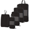 5 Set Lightweight Packing Cubes Travel Luggage Organizers with Shoes Bag More in Less Space