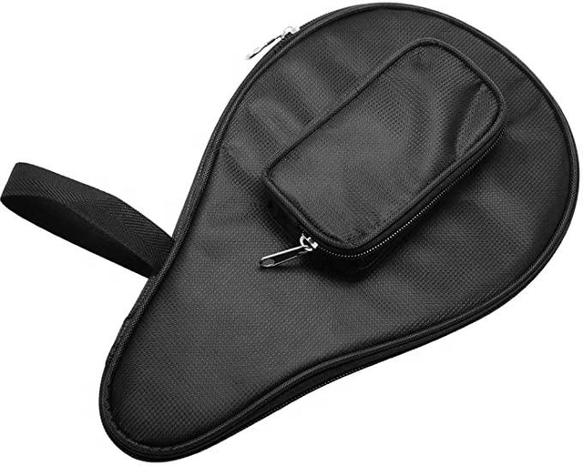 Waterproof Customized Table Tennis Bat Bag Waterproof Ping-Pong Paddle Bat Pouch with Ball Case