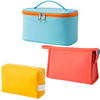 Wholesale Pu Leather Make Up Bag Waterproof Toiletry Large Travel Cosmetic Bags 3 Set Different Size