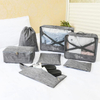 Full Printing 7 Set Stylish Suitcase Organizer Packing Cubes Custom Logo Travel Luggage Organizer Factory Price