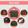 Outdoor Office Men And Women Portable Leakproof Waterproof Cooler Bag Insulated Lunch Bags With Pocket