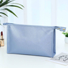 Fashionable High Quality Pu Leather Makeup Bag Waterproof Travel Toiletry Cosmetic Bags with Zipper Custom Logo