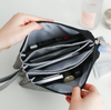 Wholesale Desktop RPET Makeup Toiletries Accessory Organizer Holder Waterproof Toiletry Wash Bags Men Zipper Pouch Cosmetic Bag