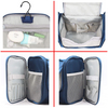 Wholesale Portable Lightweight Dopp Kit Shaving Bag Sturdy Metal Hook Organizer Makeup Bag Extra Large
