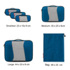 Top Sell Custom 6 Set Packing Cubes for Travelling Wholesale Luggage Compression Travel Packing Organizer