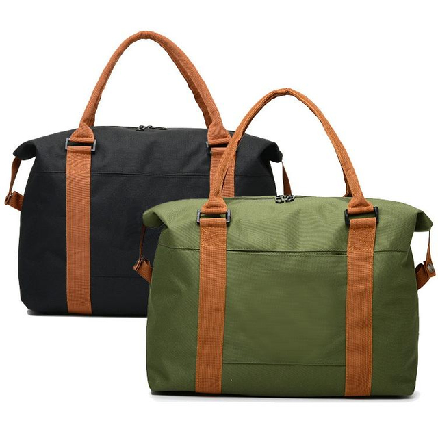 Contrast Color Weekend Travelling Bags Luggage Bags Duffle Bag With Handles