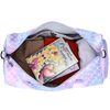 Custom Logo Kids Gym Duffle Bag with Shoe Compartment Lightweight Weekend Travel Bag Shoulder Weekender Overnight Bag for Girls