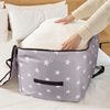 Durable Waterproof Polyester Home Quilt Bedding Clothes Toys Organizer Zipper Bag Reusable Large Storage Packing Bag