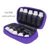 Customized 5ml 10ml 15ml Essential Oil Bottles Carrying Bag Small Travel Organizer Pouch