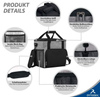 Large Custom Travel Soft Side Cooler Bag Insulated Food Drinks Beer Cans Picnic Thermal Insulation Shoulder Bag with Ice Pack