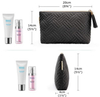 Customized Fashion Women Travel Velvet Makeup Accessories Organizer Make Up Pouch Bag Cosmetic Purse with Zipper for Woman