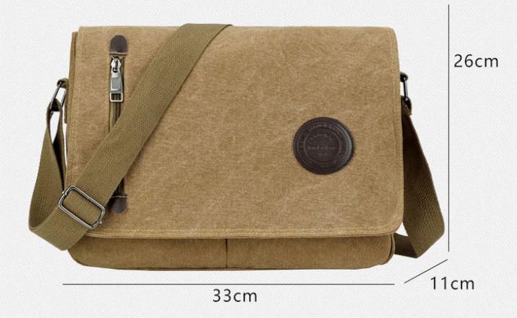 High Quality Canvas Messenger Crossbody Bag Product Details