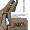 Good quality unisex sling bag chest shoulder backpack custom cotton canvas crossbody bag for men women