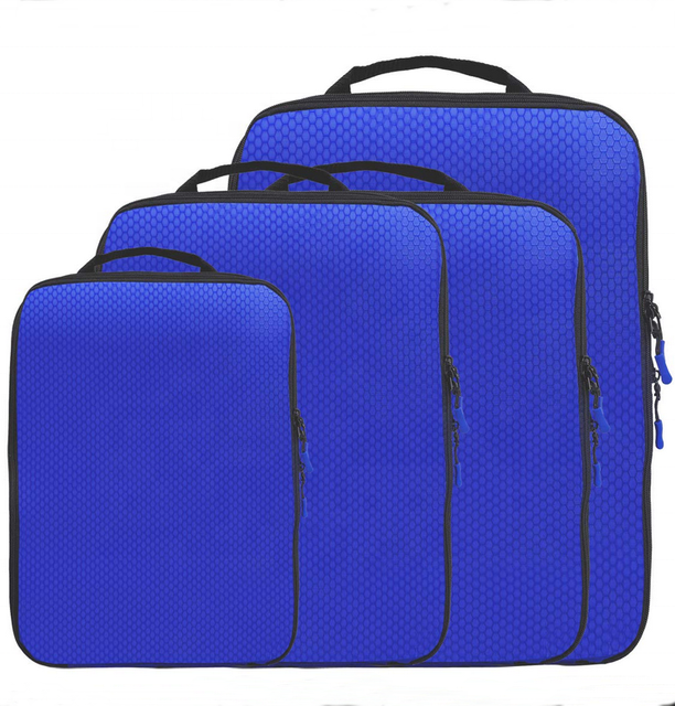Dual Side Waterproof Durable Luggage Organizer Custom Logo Suitcase Men Lady Compression Packing Cubes