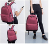 Water Resistant Canvas Bookbag Weekend Bag Student Backpack Women College High School Laptop Backpack with Charger for Men Girls