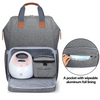 Printed Breast Pump Bag with Compartments for Cooler Bag And Laptop, Breast Pump Backpack