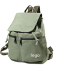 Customized Canvas Backpack Vintage Embroidery Casual Backpack Casual Bookbag Travel Rucksack for Men Women
