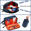 Dual Compartment Large Shaving Dopp Kit Waterproof Cosmetic Organizer Travel Bag Toiletry Bag for Mens