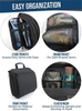 Large Capacity Hanging Travel Toiletry Bag for Men And Women Cosmetics Makeup And Toiletries Organizer Kit