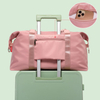 Luxury Water Proof Pink Travel Duffel Bag with Luggage Sleeve 20 Inch Shoulder Weekend Overnight Bag for Women