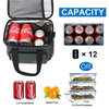 Elegant Adult Lunch Cooler Tote Thermal Lunch Bag Office Sublimation Lunch Bag with Adjustable Shoulder Strap