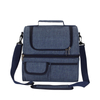 Amzon's Portable Shoulder Outdoor Picnic Double Oxford Cloth Refrigerated Insulated PEVA Lunch Cooler Bag