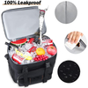 Amzon's Outdoor Picnic 30L Large Insulated Bag With Cup Holder Portable Shoulder Thermal PEVA Lunch Cooler Bag