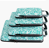 Customized Printing Lightweight Waterproof Luggage Organizer Kits Compression Packing Cubes for Travel