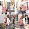 Factory Custom Logo Womens Travel School Bag Backpack With Usb Port Large Cute Laptop Backpacks Wholesale