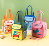 Custom Sublimation Insulated Lunch Cooler Bag Waterproof Logo Printed Cartoon Character Lunch Bag for Women Kids