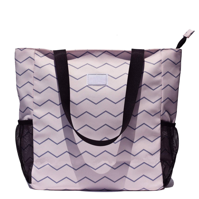 Fashion Custom Print Customized Logo Water Resistant Women's Handbag Grocery Bag Tote Bags for Woman